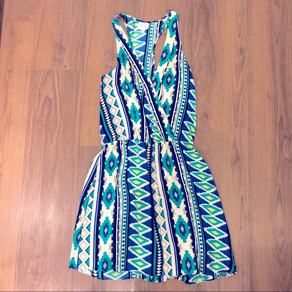 Parker Aztec print dress size M